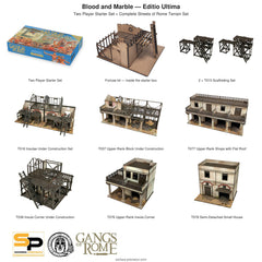 Gangs of Rome Blood and Marble bundle with the T016 Insulae Under Construction Set