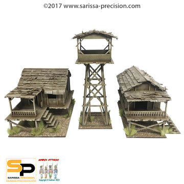 Far East Village Set - 28mm