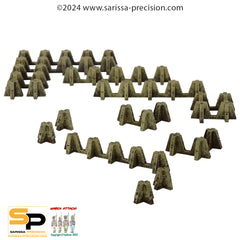 15mm Border Checkpoint Scenery Set
