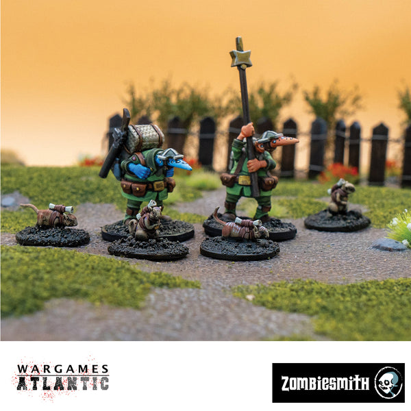 Wargames Atlantic Quar Crusader Infantry - 28mm Hard Plastic Miniatures For Wargaming (24 Figures)