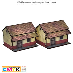 15mm Rome Barracks - Full-colour (x2)