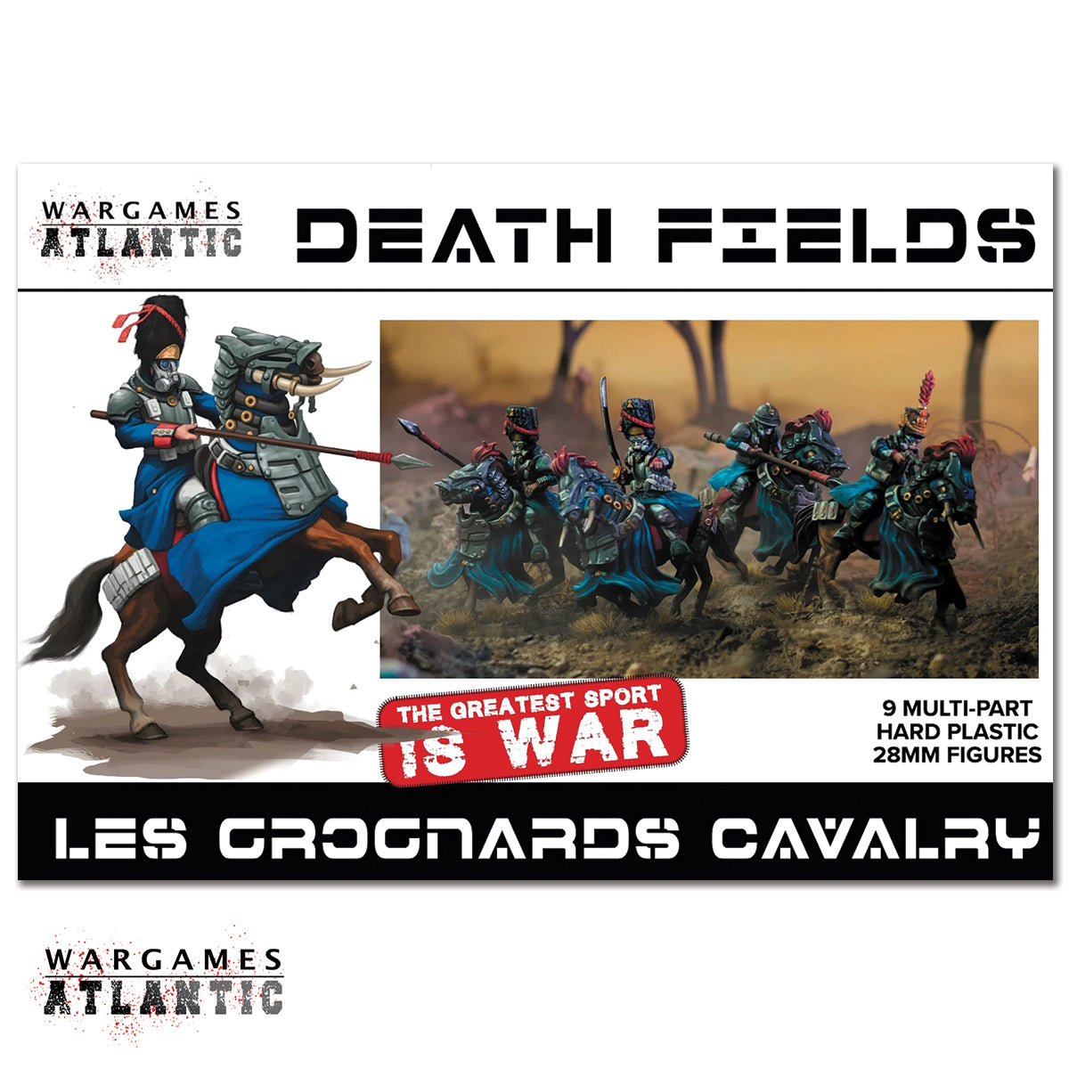 Wargames Atlantic Les Grognards, Soldatini In Plastica Scala 28 Mm, Nuovi - Foto 3