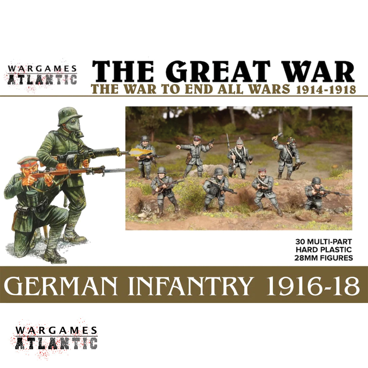 Wargames Atlantic - German Infantry (1916-1918)