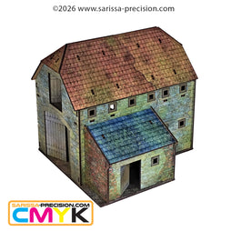 Grange des Trois Chenes (Stone Barn) (28mm) CMYK