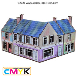 San Lezere High Street Scenery Set (28mm) CMYK