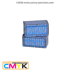 Junction Freight Containers - Blue (28mm) (CMYK)