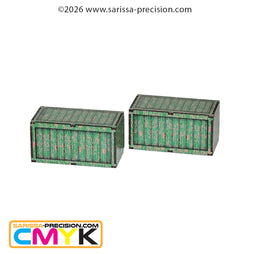 Junction Freight Containers - Green (28mm) (CMYK)