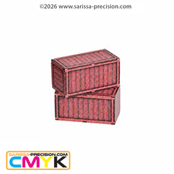 Junction Freight Containers - Red (28mm) (CMYK)