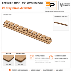 40×40mm Skirmish Tray - 1/2
