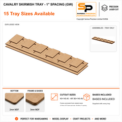 40×60mm Cavalry Skirmish Tray - 1