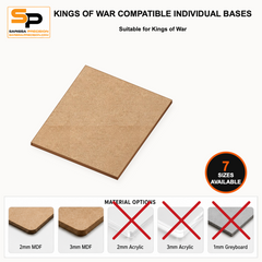 Kings of War Compatible Individual Bases gallery image 1