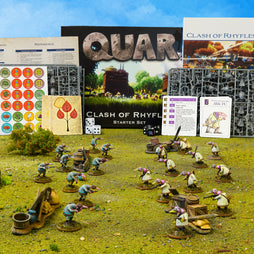 Wargames Atlantic Quar Clash of Rhyfles starter set contents