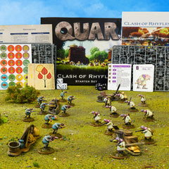 Wargames Atlantic Quar Clash of Rhyfles starter set contents