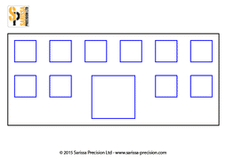 Custom Tray 20mm 6x2 Skirmish Tray with 1x 40mm cutout