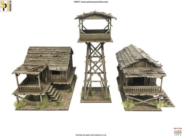 Far East Village Set - 15mm