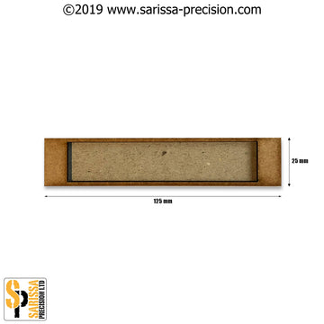 125x25mm Movement Tray for 20x20mm bases