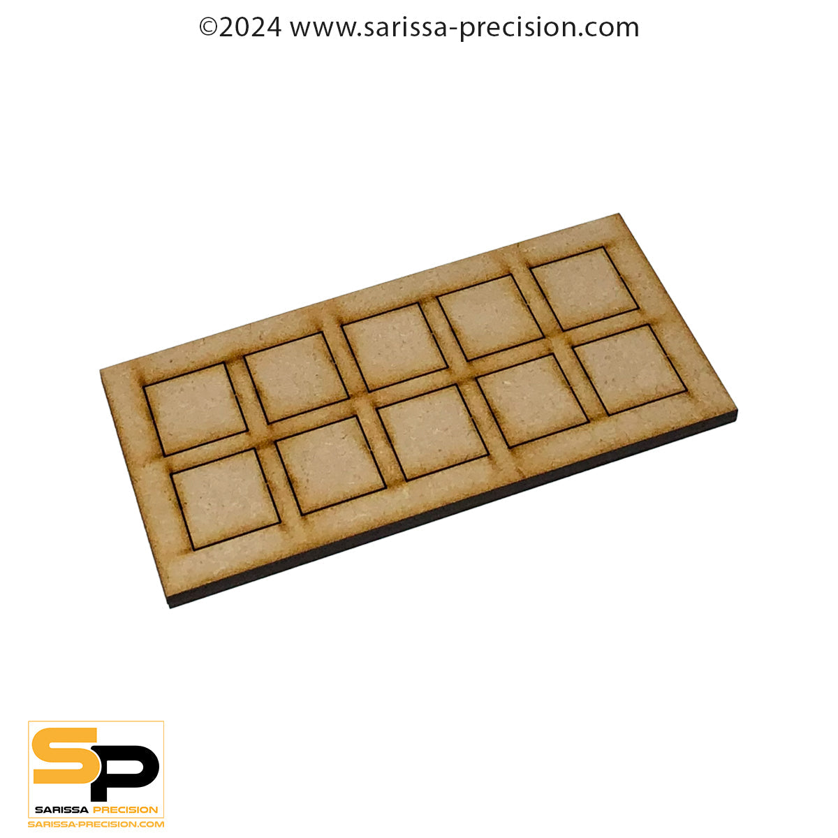 13x1 Array 13x1 25x25mm Conversion Tray for 20x20mm bases – Sarissa Precision Limited