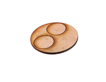 60mm Medium Gun Team Base for 25mm round bases