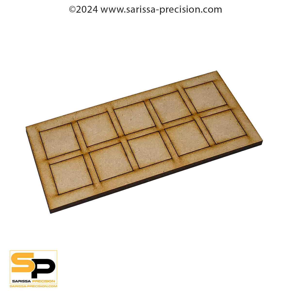 11 x 2 30x30mm Conversion Tray for 25x25mm bases