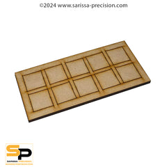 5x1 30x30mm Conversion Tray for 25x25mm bases