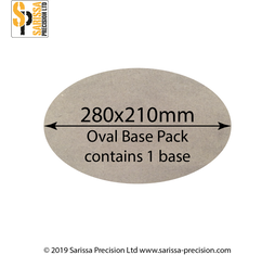 280x210mm Oval Base