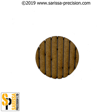 40mm Round Planked Base Pack