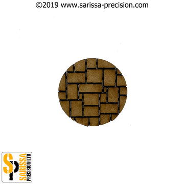 32mm Round Block Paved Base Pack