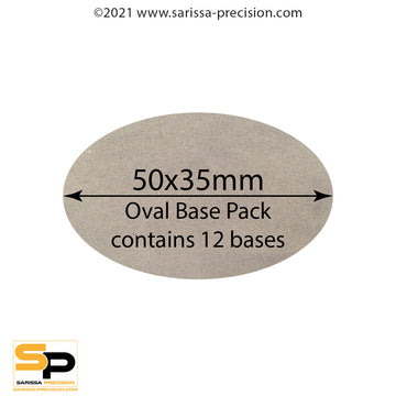 50 x 35mm Oval Base Pack