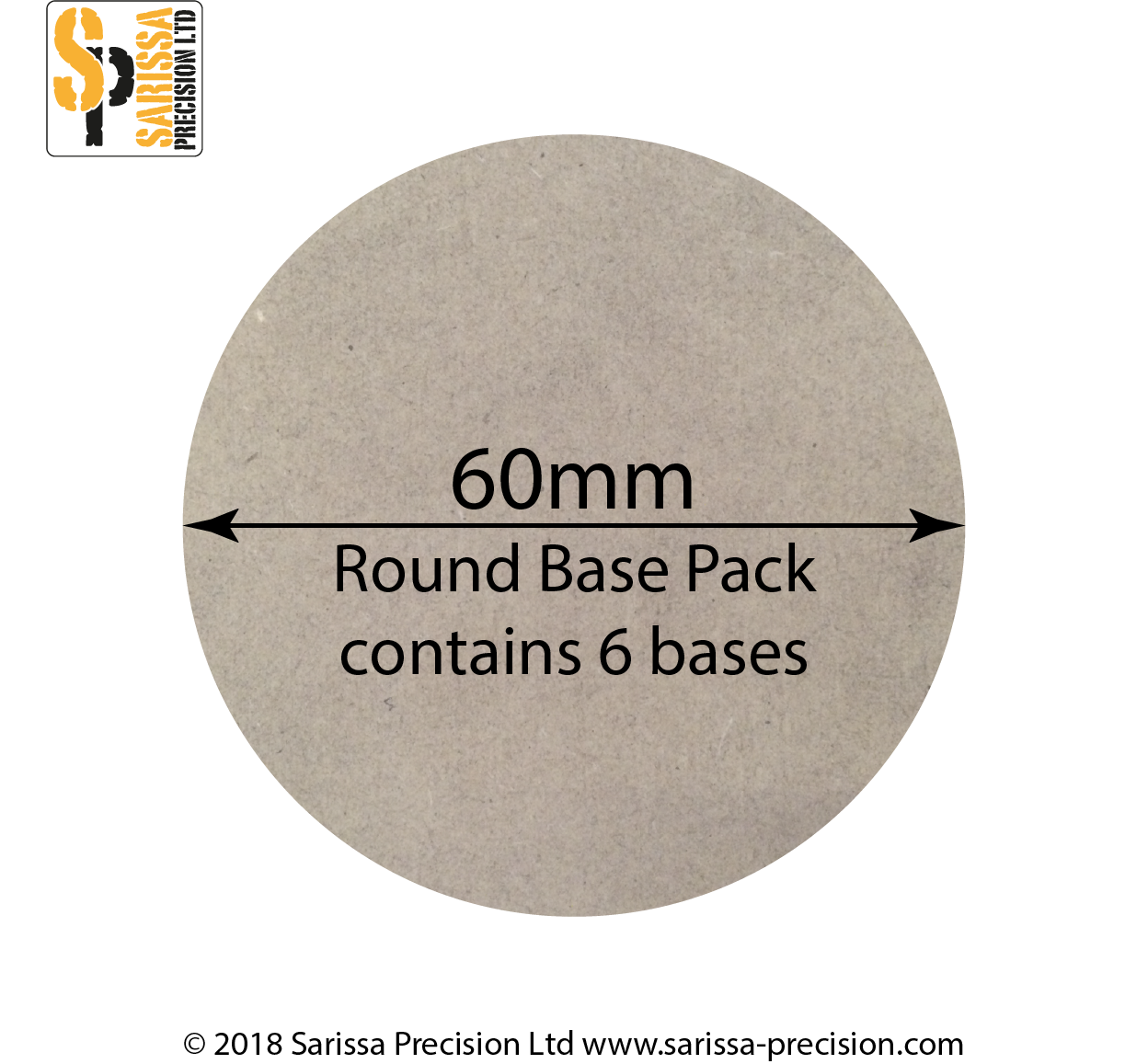 60mm Round Base Pack