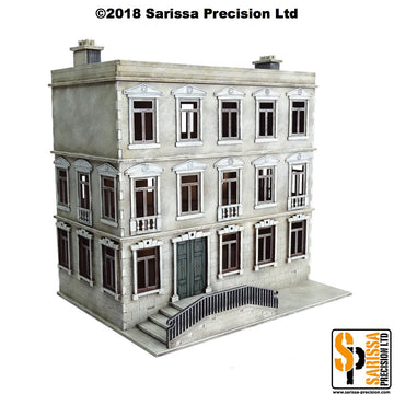 European Three-Storey Residential Townhouse