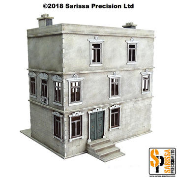 European Three-Storey Residential Townhouse