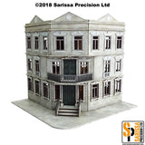 European Three-Storey Residential Corner Townhouse