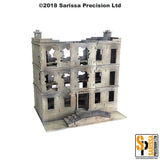 Destroyed Three-Storey European Residential Townhouse