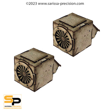 City Block: Roof Air Con Units (x2)