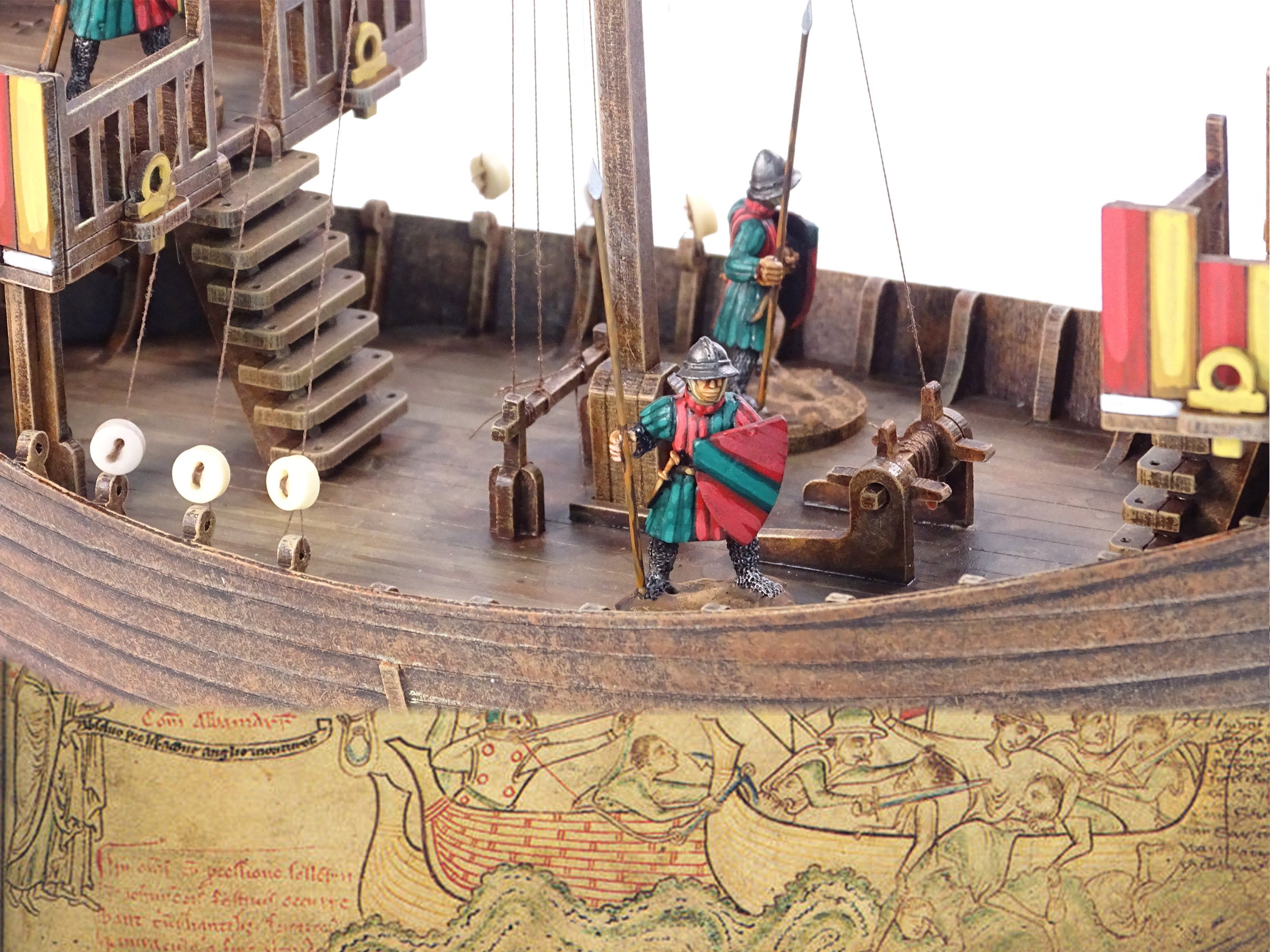Model Mdf Ship Medieval Cog Sailing Ship (28mm) – Sarissa Precision Limited