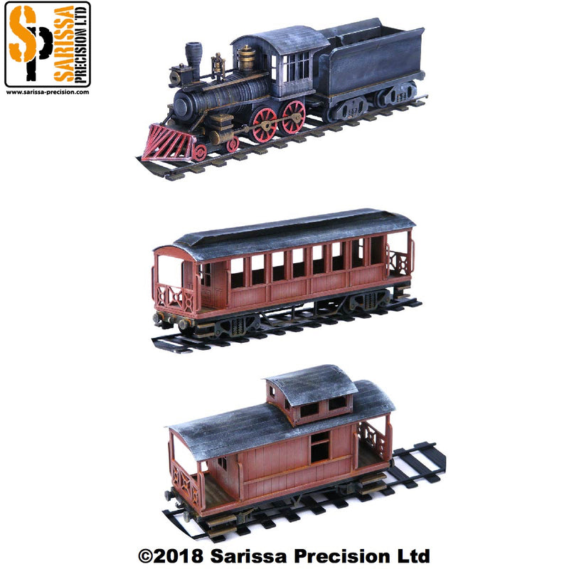 Old West Train Starter Set Sarissa Precision Limited