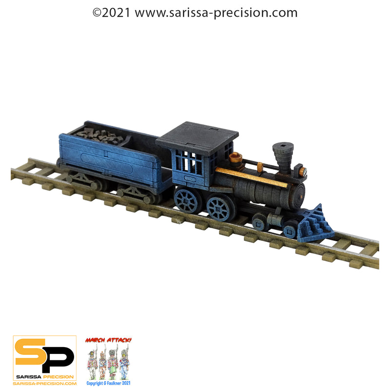 Old West Steam Locomotive & Tender (15mm) – Sarissa Precision Limited