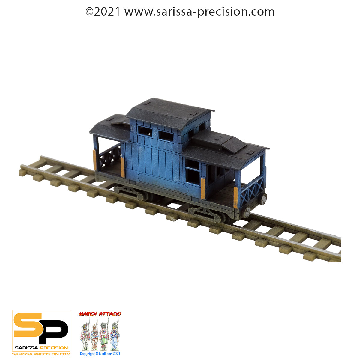 Old West Caboose/Guards Brake Wagon (15mm)