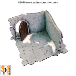 The Ruined City - High Corner Wall with Doorway