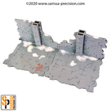 The Ruined City - High to Low Link Wall Set (2 sections)