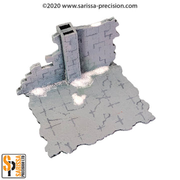 The Ruined City - High to Low Link Wall Set (2 sections)