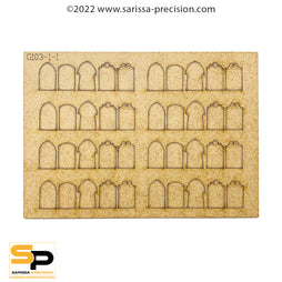 Gravestone Set - 28mm