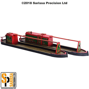Narrowboat & Buttyboat Set