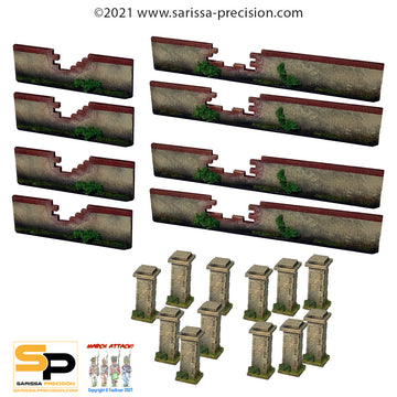 Walls - High Stucco Walls, Broken