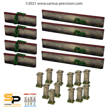 Walls - High Stucco Walls, Intact