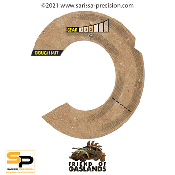 Gaslands Doughnut Template - Full Colour