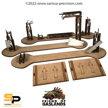 Derelict Race Gate and Ramp set for Gaslands Refuelled