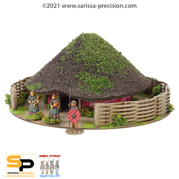 Celt Chieftains Round House & Corral Set