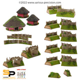 Celt Fortified Palisade Village (28mm)