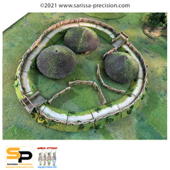 Celt Fortified Palisade Village (28mm)